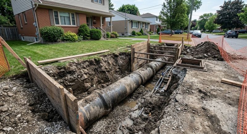 Underground Sewer Installation in Columbus, OH