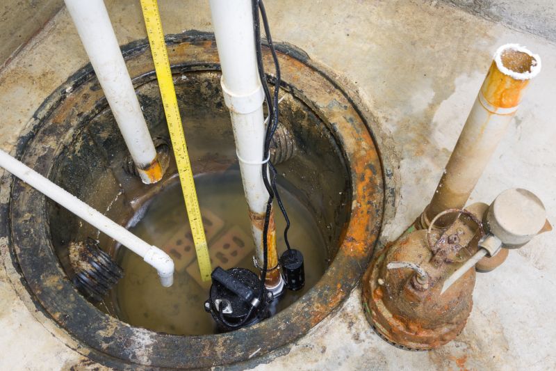 sewage pump installation
