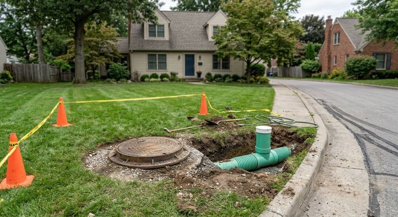 Underground Sewer Installation in Columbus, OH